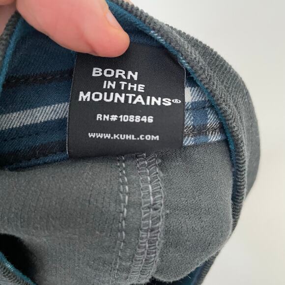 KUHL Streamline Corduroy Mini Skirt Women’s 8 Dark Gray Buttons Zip Pockets - Picture 13 of 16